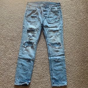 American Eagle Distressed Slim Fit Jeans